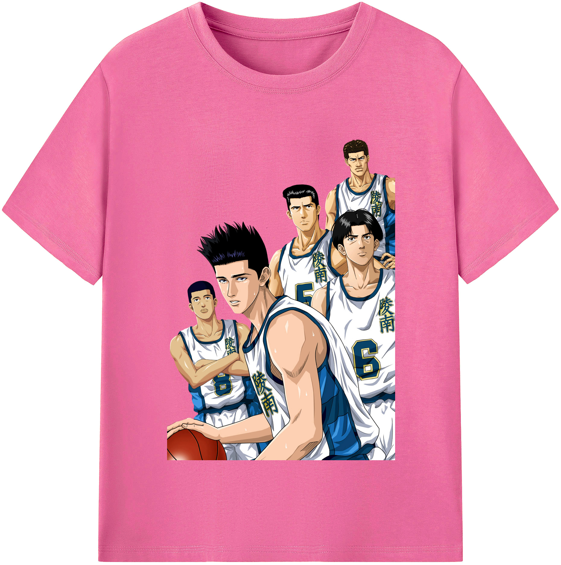 （画像用） SLAM DUNK／スラムダンク レディースカジュアルプリントTシャツ（綿100％）